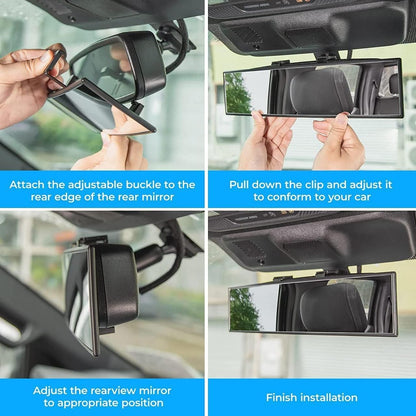 3D Car Rear View Mirror 12 Inch